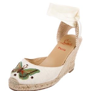 ⭐️Christian Louboutin Embellished Espridrilles⭐️